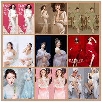 The new Korean version of the studio pregnant women theme photo clothing beautiful photo photo Mommy photography clothes photography clothing