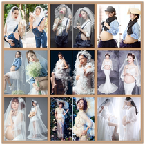 2019 new photo studio pregnant women theme photo clothing personality beautiful pregnant women take pictures Mommy photography clothes Korean version