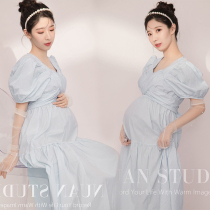 New pregnant women Photo Costume Photo Studio retro art photo photo studio maternity dress beautiful pregnant women photography clothing