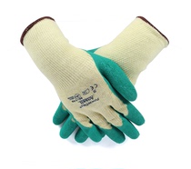 ANSELL 80-100-9 Natural Rubber coated gloves for handling and handling cargo environments