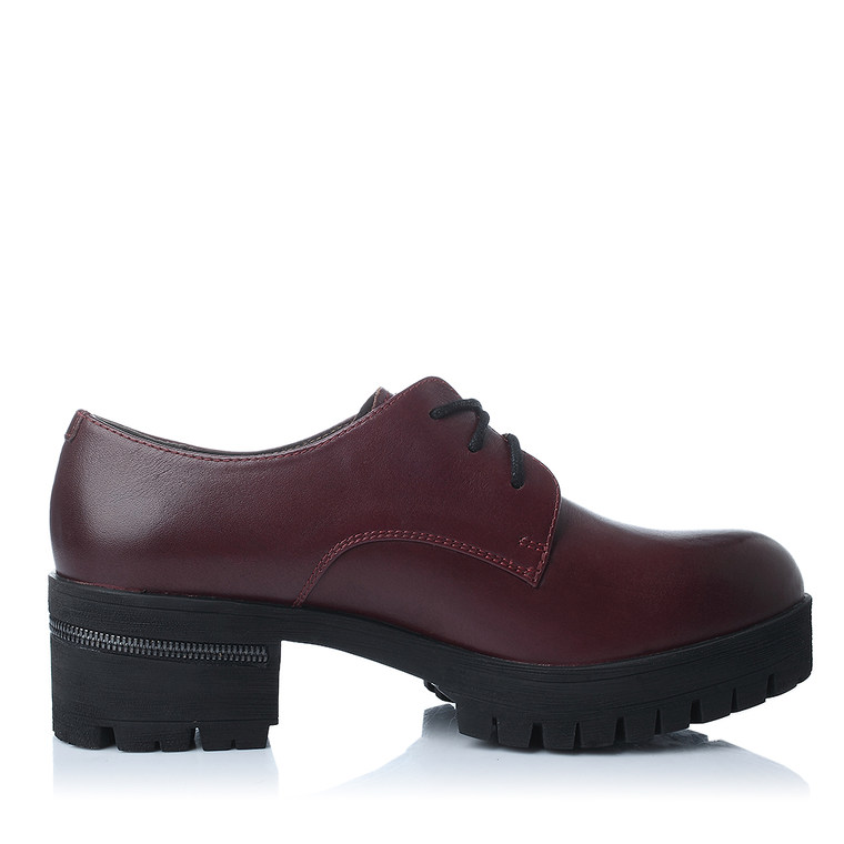 Teenmix/天美意2015年秋季专柜同款牛皮女单鞋6SR20CM5