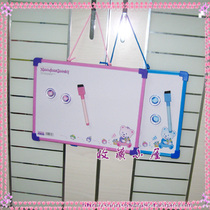 Childrens drawing board small whiteboard painting writing board magnetic graffiti board double-sided whiteboard pen pad