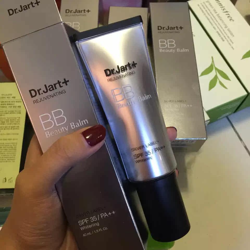 jart 银色bb霜dr.jart蒂佳婷银管遮瑕控油美白bb霜