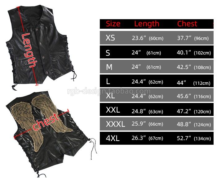 行尸走肉马甲弩哥达利尔pu皮马甲背心翅膀贴布绣外套达里尔