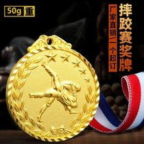 Wrestling medal custom metal medal Games listed marathon gold medal custom Taekwondo memorial award