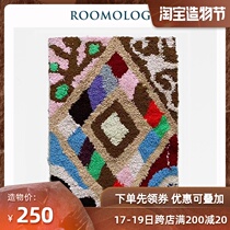 Roomology Morocco imported pure hand-woven cotton tapestry hanging painting a variety of carpet bedrooms