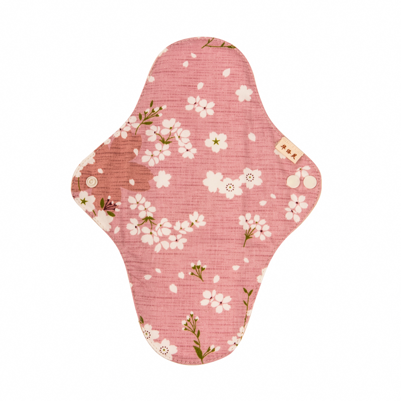 activity type normal daily use 260mm single organic cotton washable sanitary napkin, anti allergy and leak proof, random
