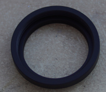 Adapter ring M42-M39 aluminum matte black inner 42 outer 39