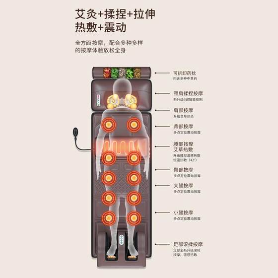 Enlong Cervical Massager 전신 다기능 목, 허리, 등, 다리 자동 반죽 패드 가정 매트리스 의자 Enlong Cervical Massager 전신 다기능 목, 허리, 등, 다리 자동 반죽 패드 가정 매트리스 의자