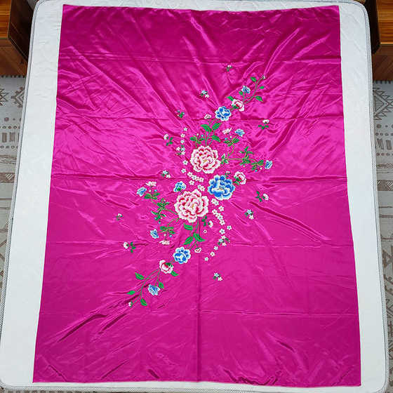 Hangzhou Silk Quilt Face Wedding Dragon과 Phoenix Satin Singt 싱글 자수 소프트 새틴 빈티지 싱글 피스 수제 퀼트 사용 Hangzhou Silk Quilt Face Wedding Dragon과 Phoenix Satin Singt 싱글 자수 소프트 새틴 빈티지 싱글 피스 수제 퀼트 사용