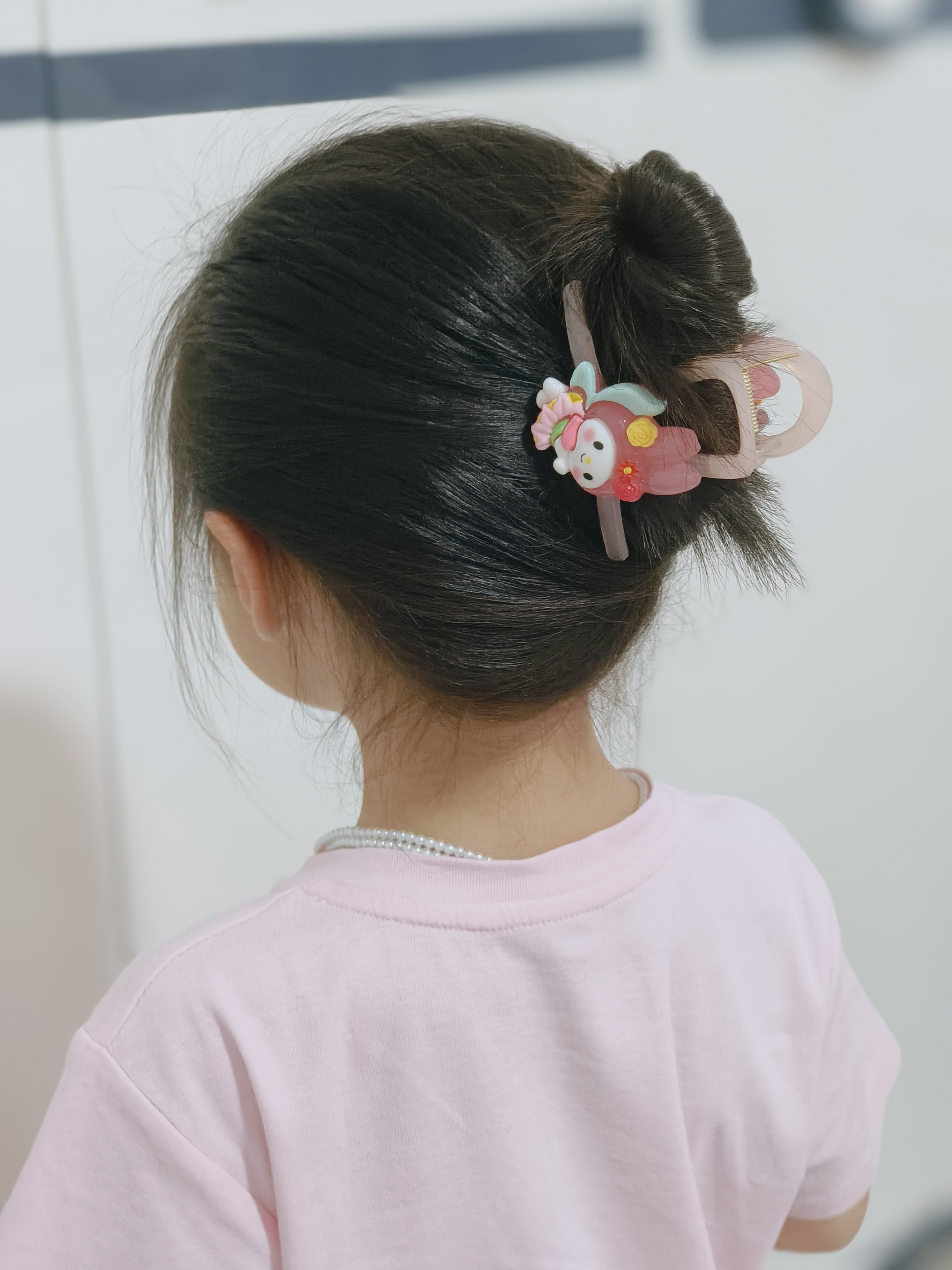 儿童库洛米抓夹2024新款可爱美乐蒂发夹小女孩盘发鲨鱼夹发卡头饰