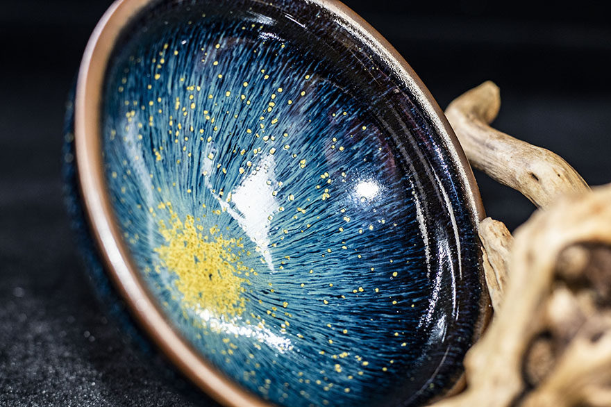 柴烧【花月夜】周远峰 建阳建盏主人杯 口径9.9 s81