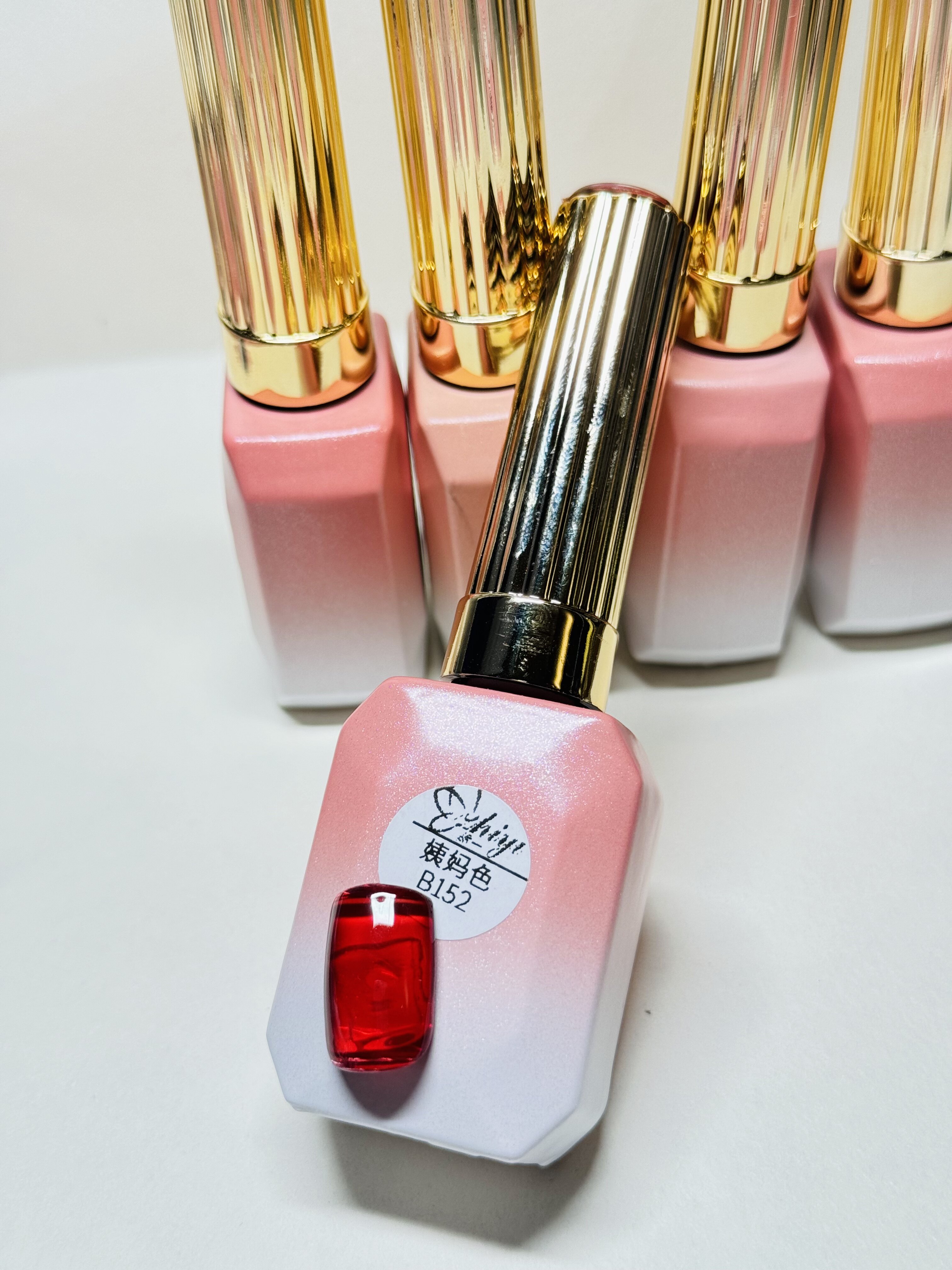 美拉德车厘子红色指甲油胶2024年新款流行秋冬新年套装美甲店专用评价