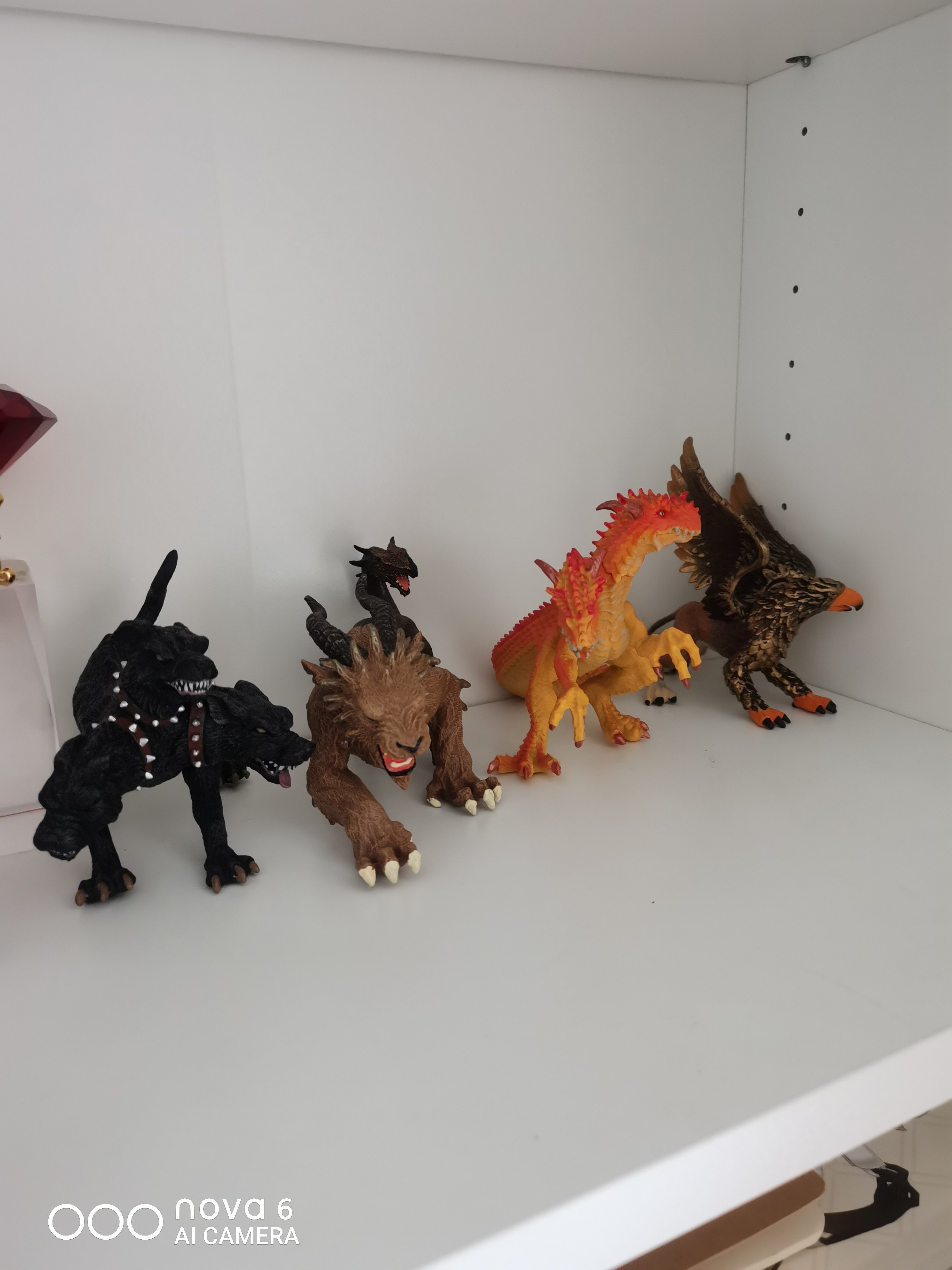 safari正版散货 仿真场景神话动物模型塑胶玩具地狱三头犬