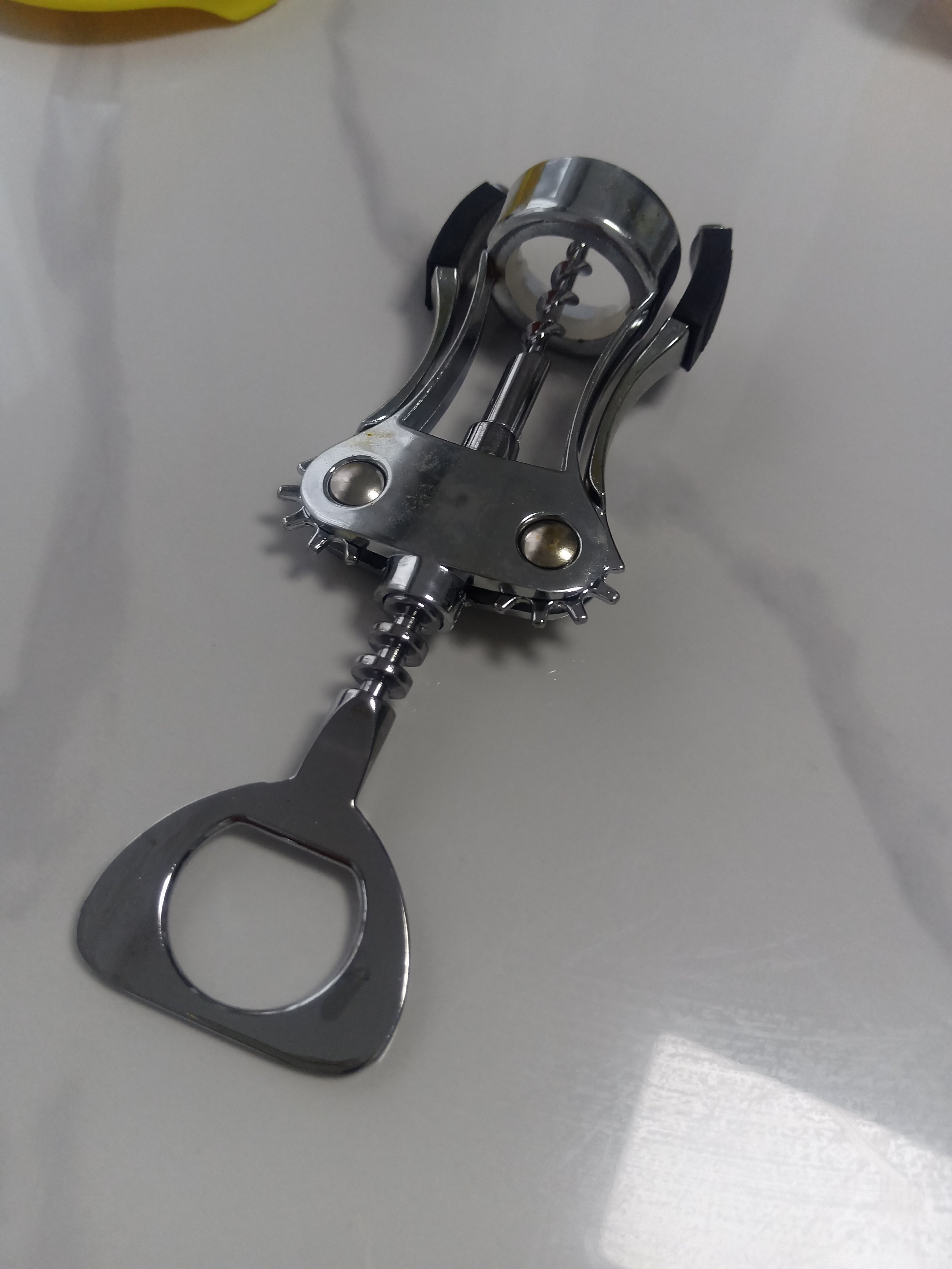 开红酒起子开瓶器开葡萄酒神器家用多功能啤酒启瓶器不锈钢海马刀