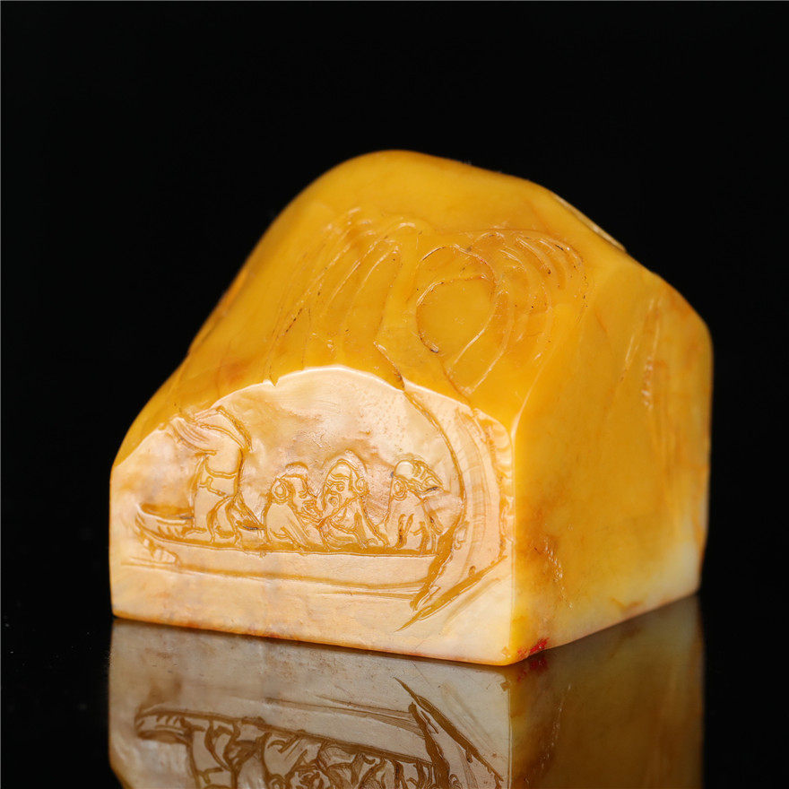 张在辛款田黄石印章