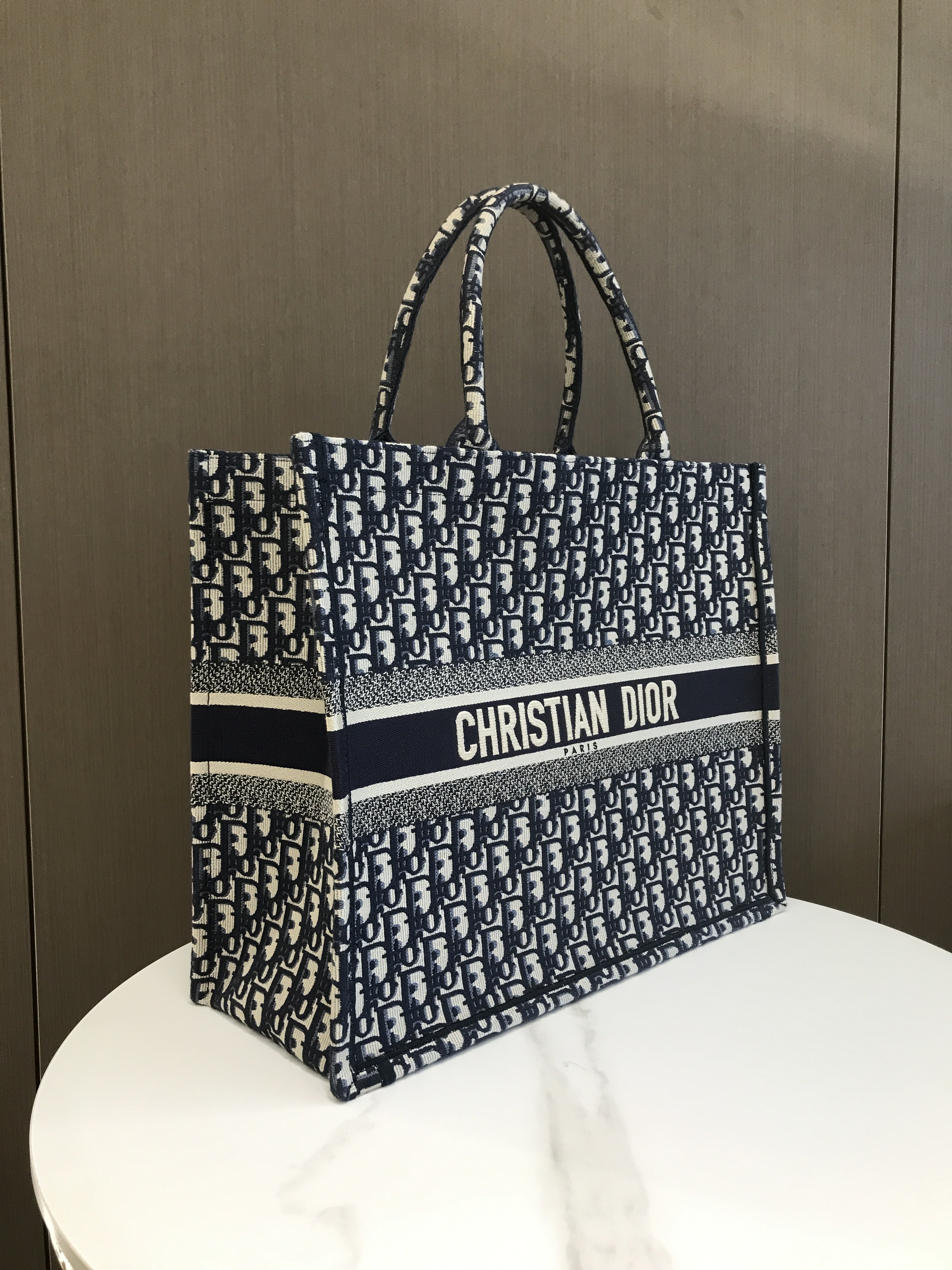 [9.8新]dior迪奥book tote老花托特包大号新款包包女包专柜正品