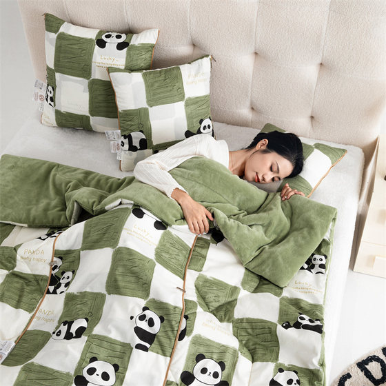 Class A all-cotton milk velvet dual-purpose pillow quilt thickened car cushion office sofa nap pillow blanket
Class A all-cotton milk velvet dual-purpose pillow quilt thickened car cushion office sofa nap pillow blanket