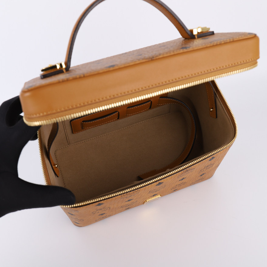 [9.9新]mcm女士干邑色化妆包ax021参考价5500