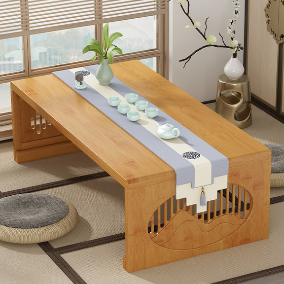 No installation bay window table new Chinese style kang table tatami tea table household solid wood kang table foldable seat floor low table
No installation bay window table new Chinese style kang table tatami tea table household solid wood kang table foldable seat floor low table