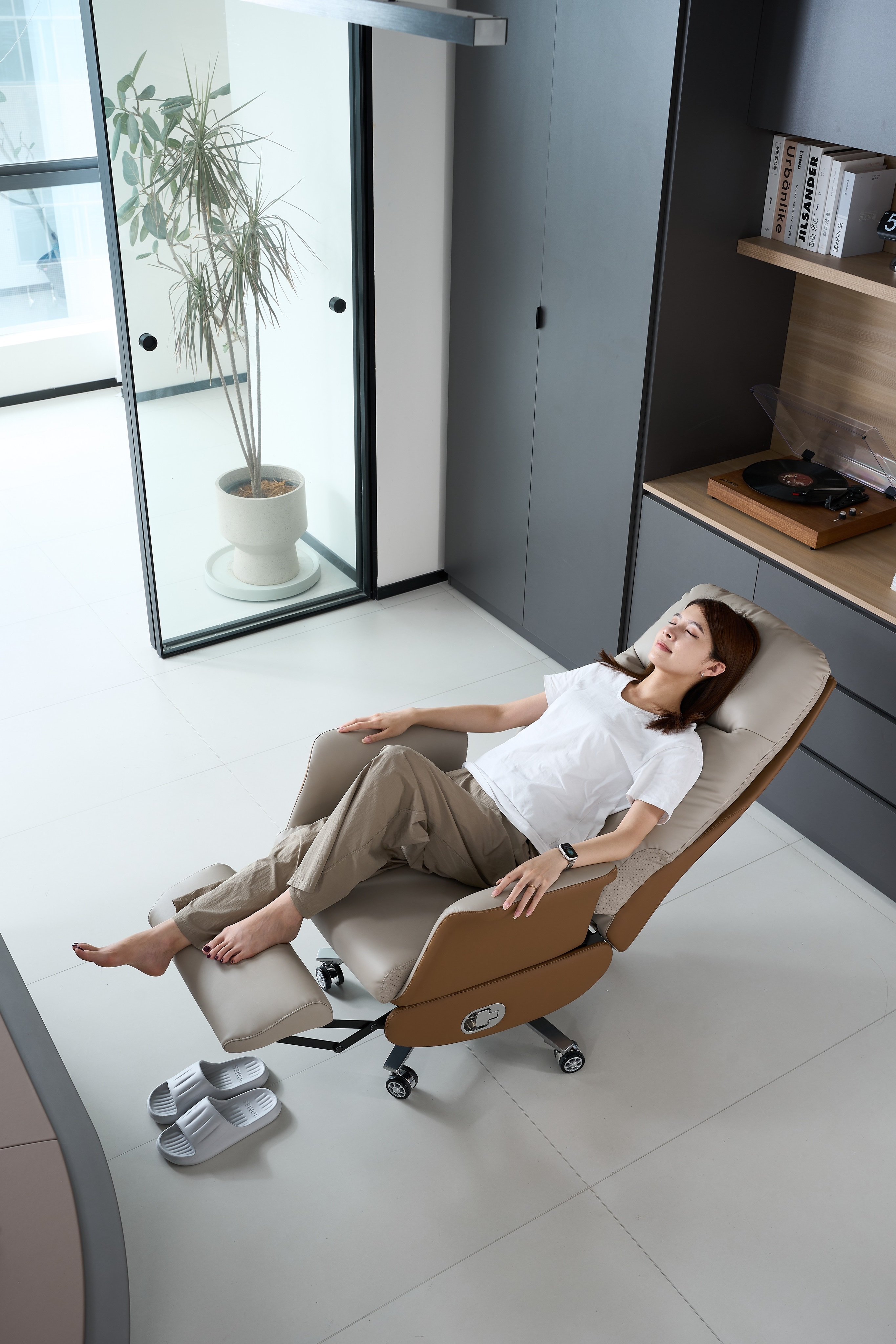 老板椅商务家用舒适可躺办公椅办公室书房座椅人体工学电脑椅椅子