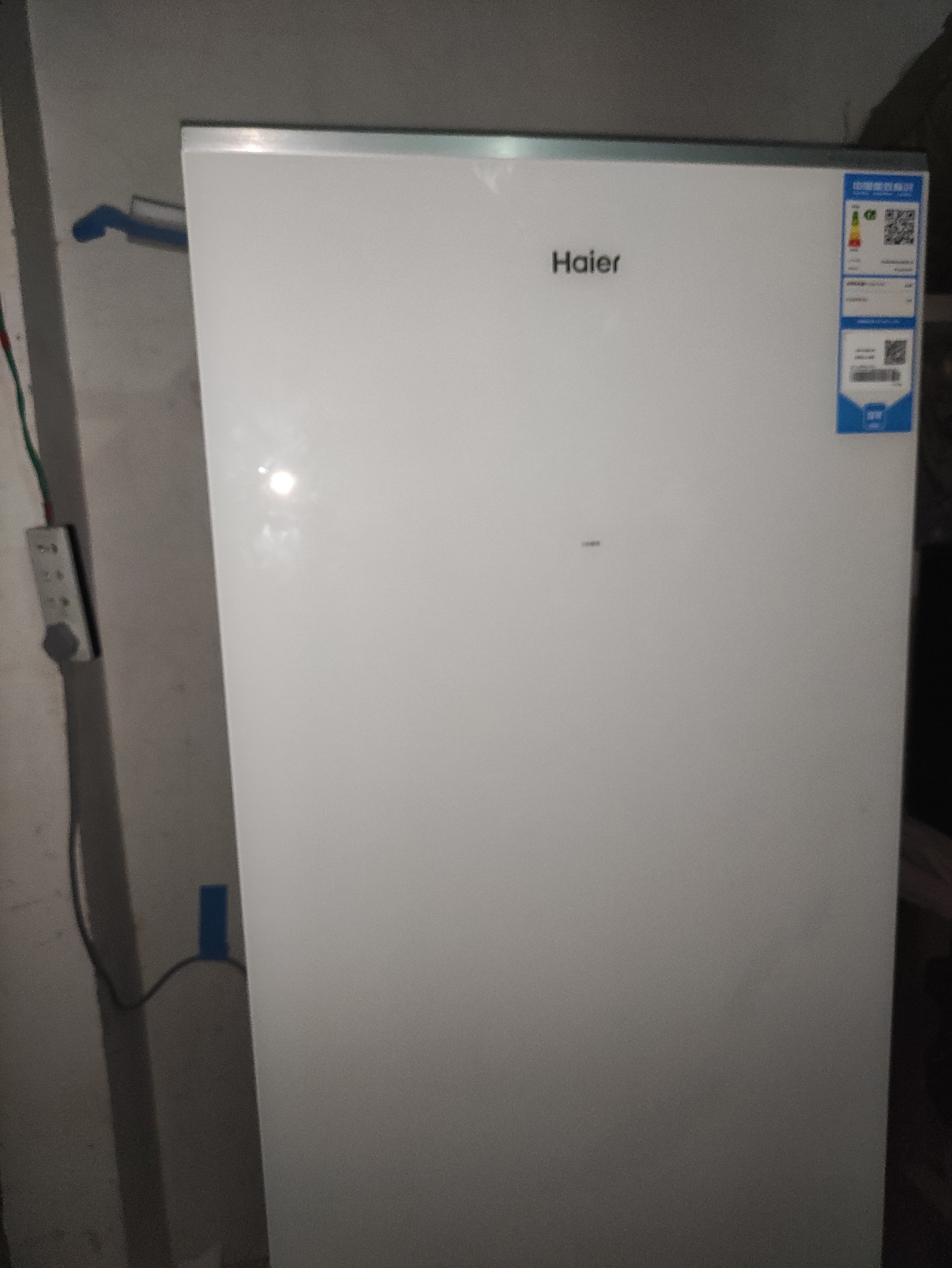 海尔立式冰柜风冷无霜家用180/210l全冷冻冷藏冷柜母乳柜