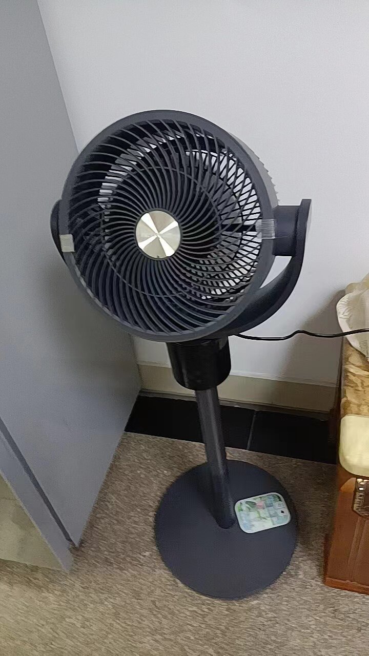 德国出口智能语音空气循环扇家用静音电风扇落地式电扇分一级能效
