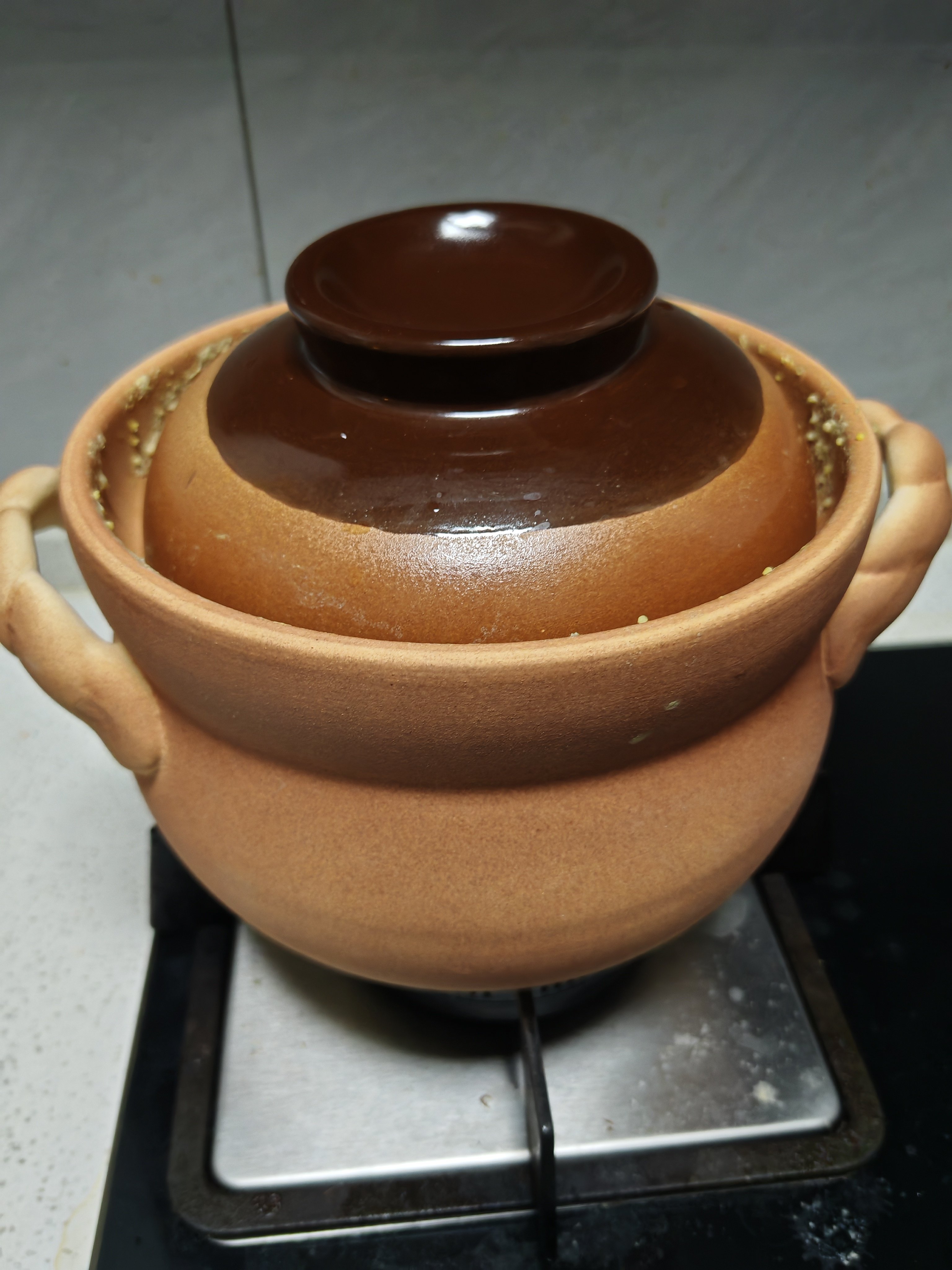 砂锅煲家用老式土陶粗陶土锅瓦煲煲汤锅耐高温干烧不裂燃气灶专用