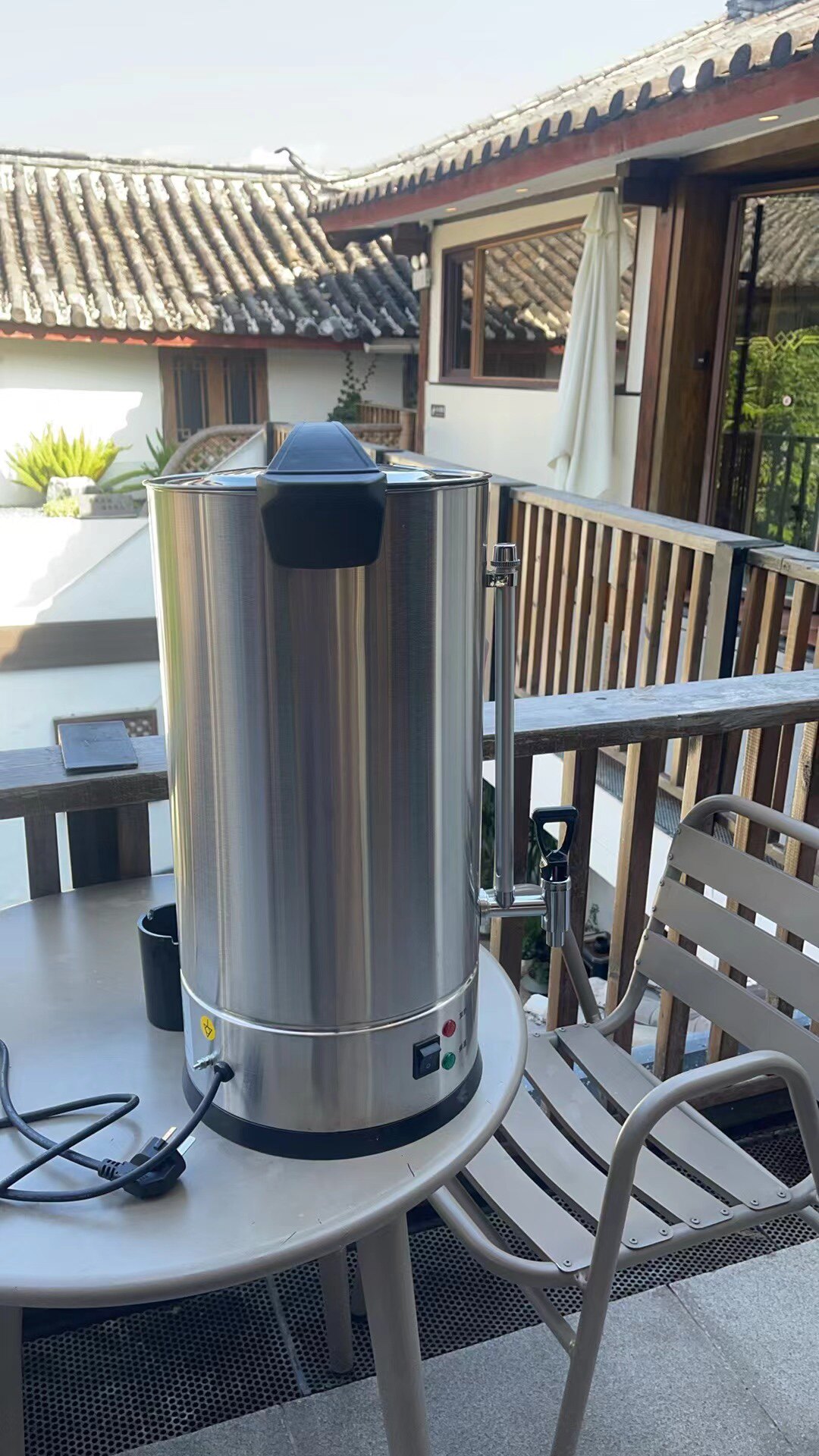 荣事达电热开水桶烧水保温商用不锈钢大容量开水器奶茶饭店热水炉