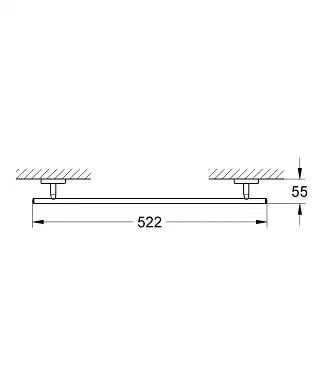 grohe towel bar
