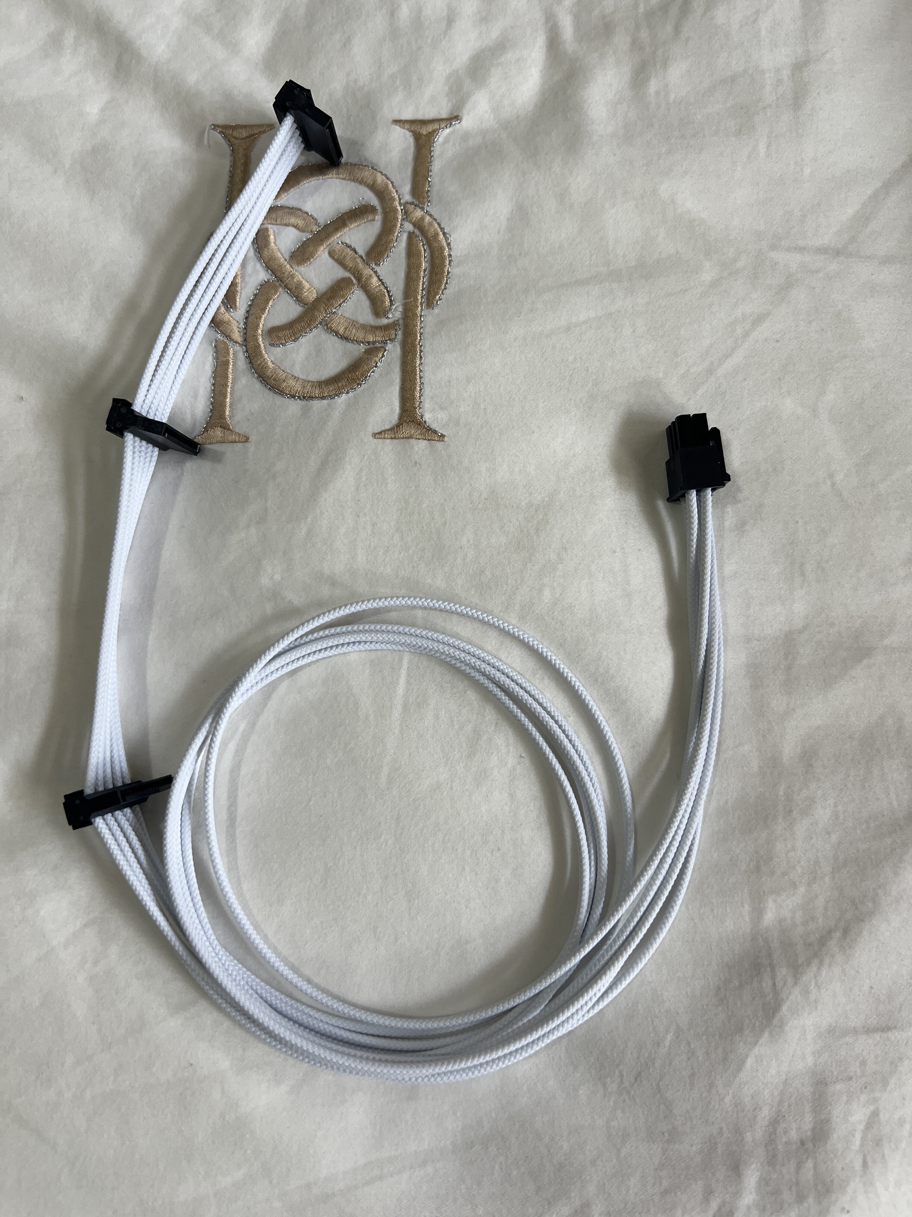 电脑电源延长线cpu主板24p显卡延长线定制线包网编织线模组延长线