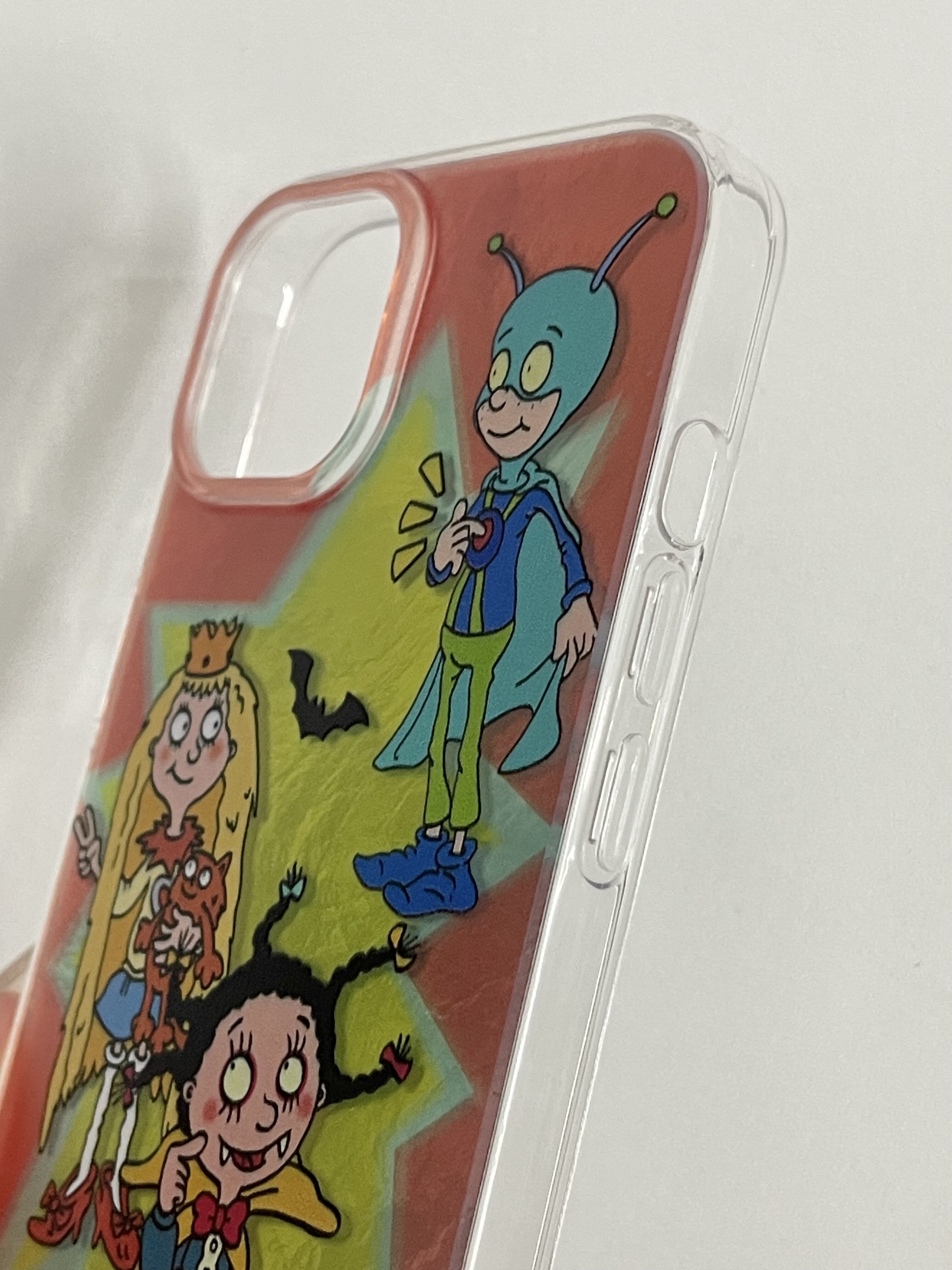 网红动漫小魔女蒙娜适用苹果16promax手机壳iphone15pro新款14超火