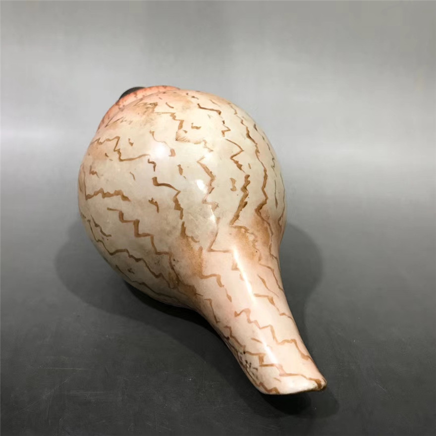 s 海外回流仿生瓷海螺 老物件收藏