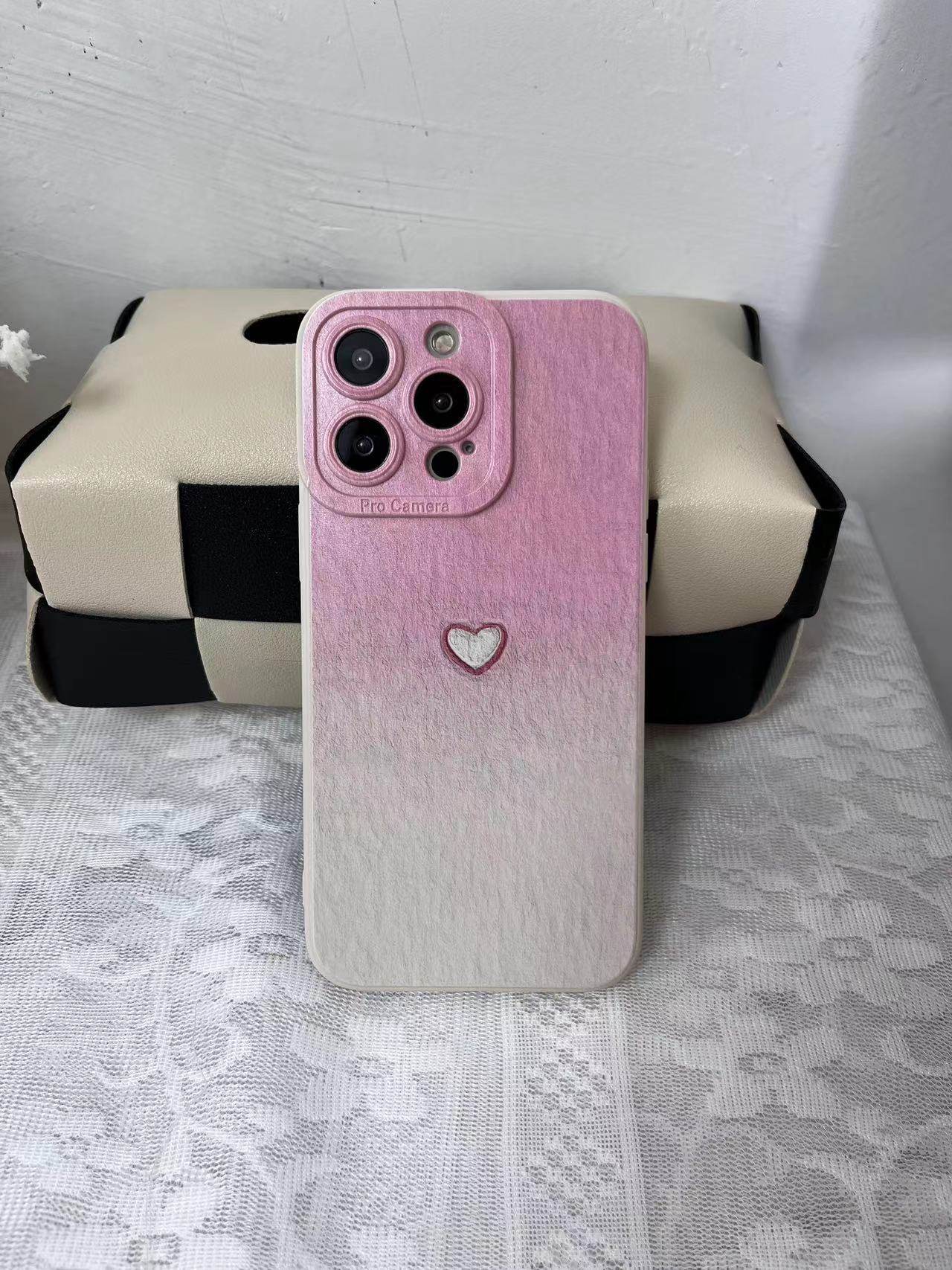 华为 nova 9 / 【sy渐变底粉*古董白】天使眼护镜★耐脏防摔★软壳