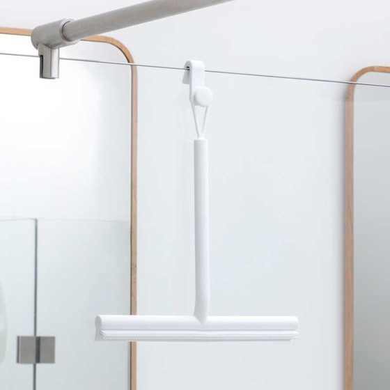 Brabantia Berbins 유리 와이퍼 욕실 거울 데스크탑 핸드 헬드 창 스크래퍼 접착제 스트립 청소 Brabantia Berbins 유리 와이퍼 욕실 거울 데스크탑 핸드 헬드 창 스크래퍼 접착제 스트립 청소