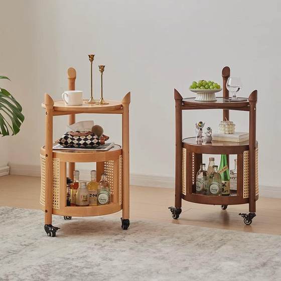 Solid wood and vine storage small carts living room home coffee table can move round cabinet Cabinet Nordic wind sofa edge
Solid wood and vine storage small carts living room home coffee table can move round cabinet Cabinet Nordic wind sofa edge