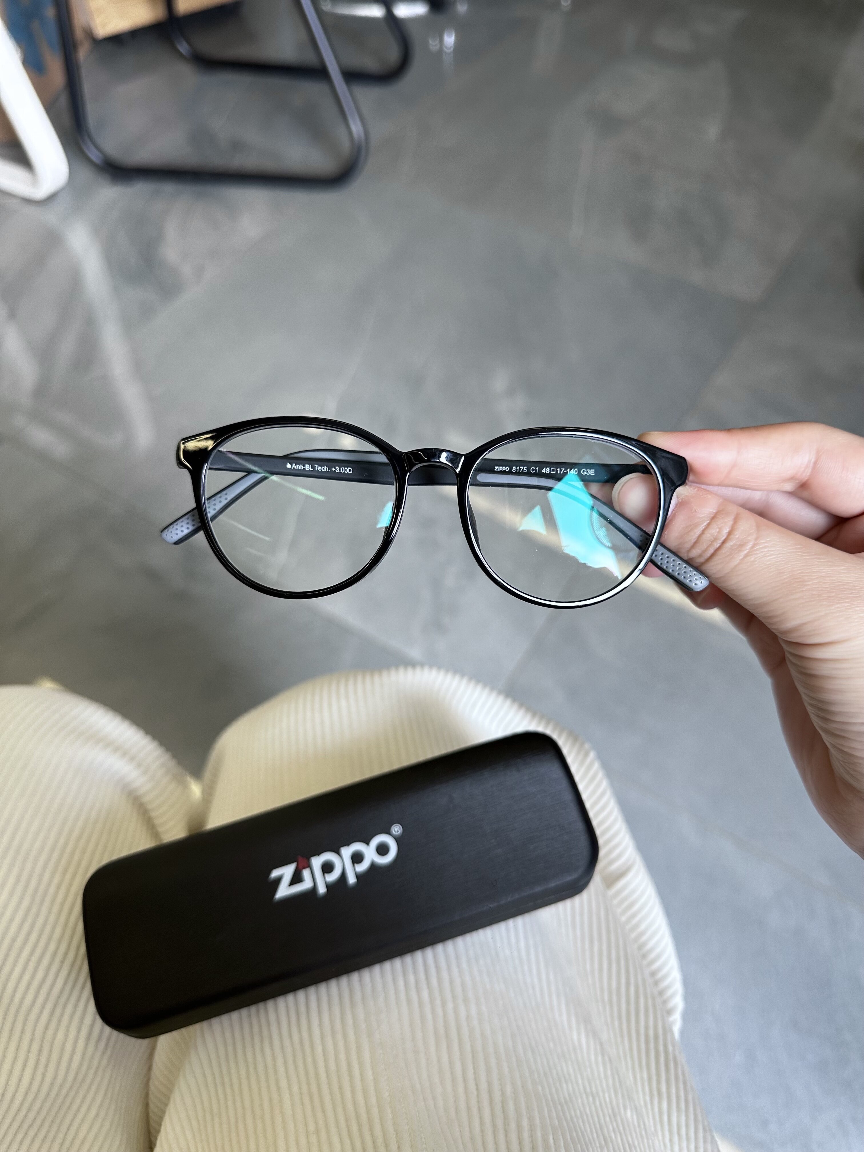 zippo女士中老年花镜防蓝光老人眼镜轻盈无感高清时尚老花镜