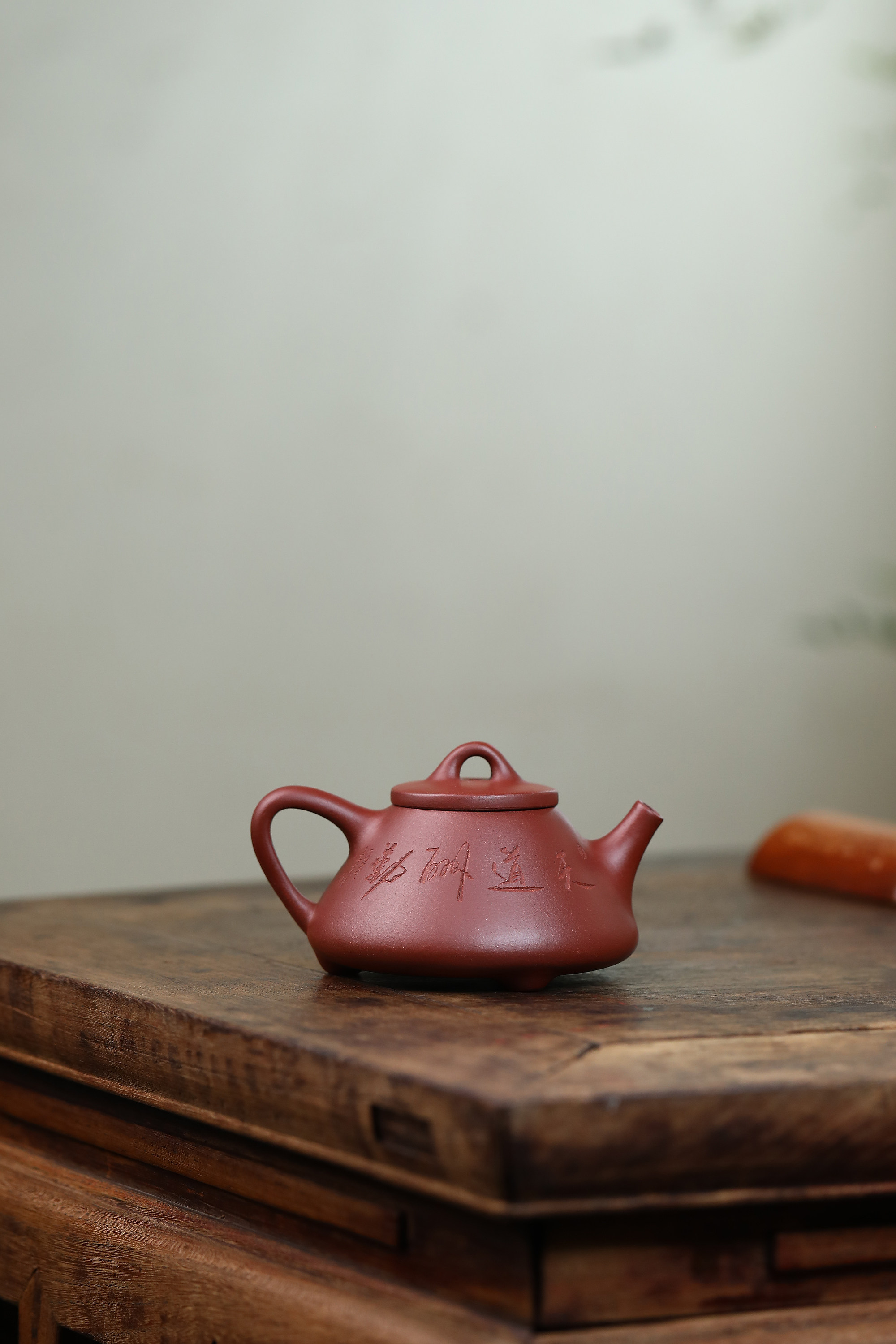 直播拍新品[石瓢]宜兴紫砂纯手工制原矿底槽清全手工刻绘泡茶器具