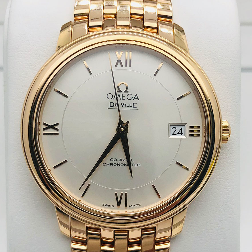 [5折起拍][公价19.5万]国行99新欧米茄手表男碟飞系列机械表37mm