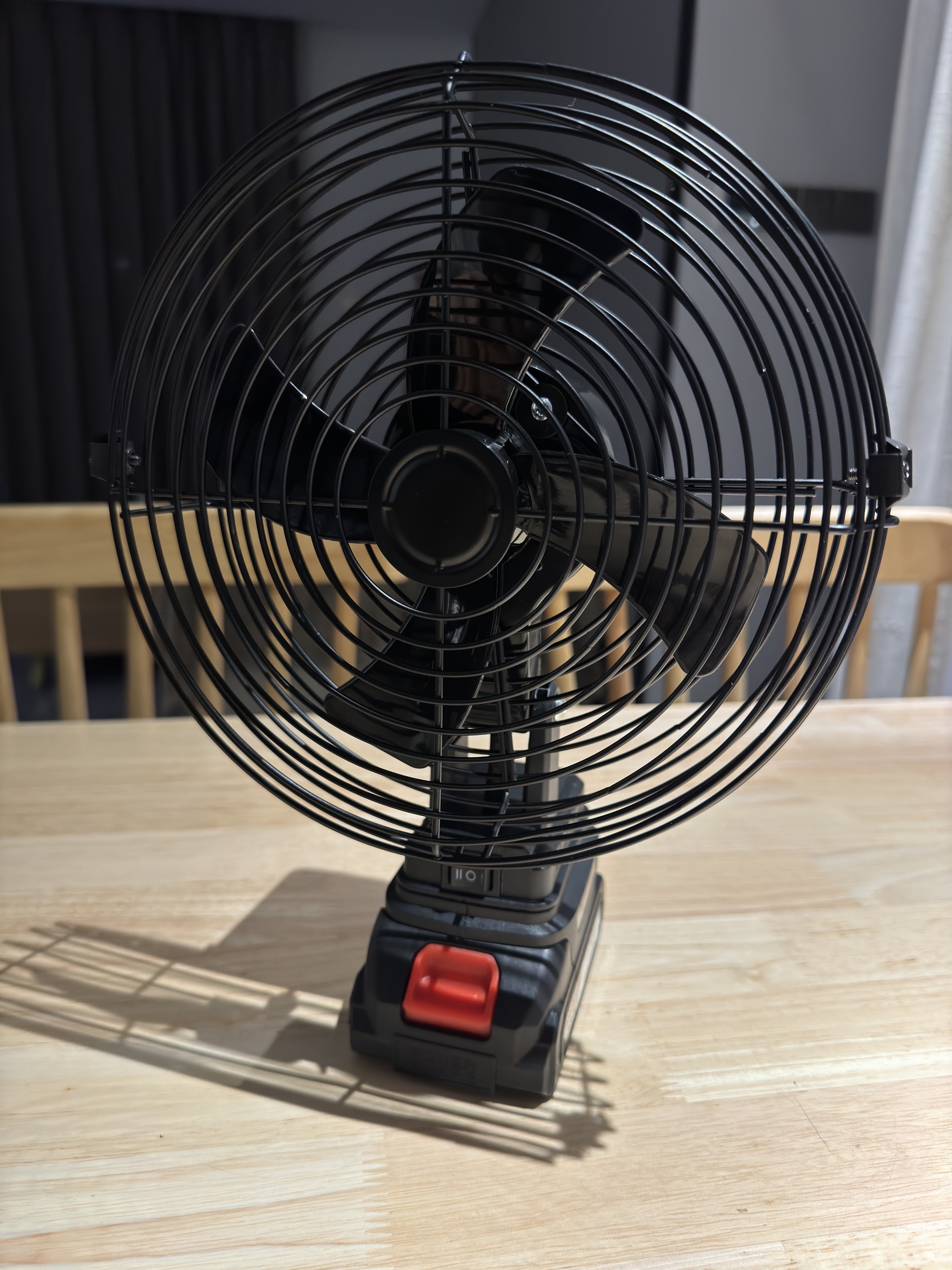 锂电池电风扇充电式风扇小型大风力家用户外便携式蓄电池无线台扇