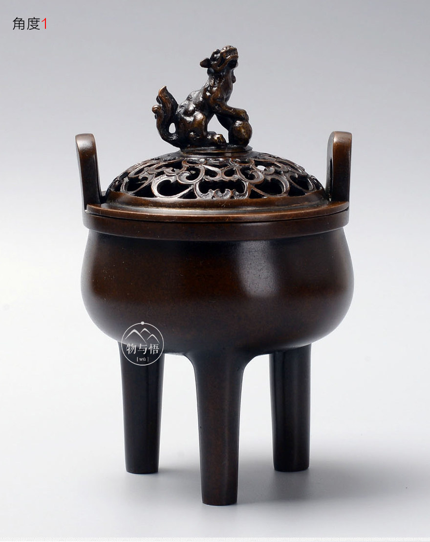 高足鼎熏炉 巧生炉 工美大师 非遗传承人陈巧生 仿古宣德炉