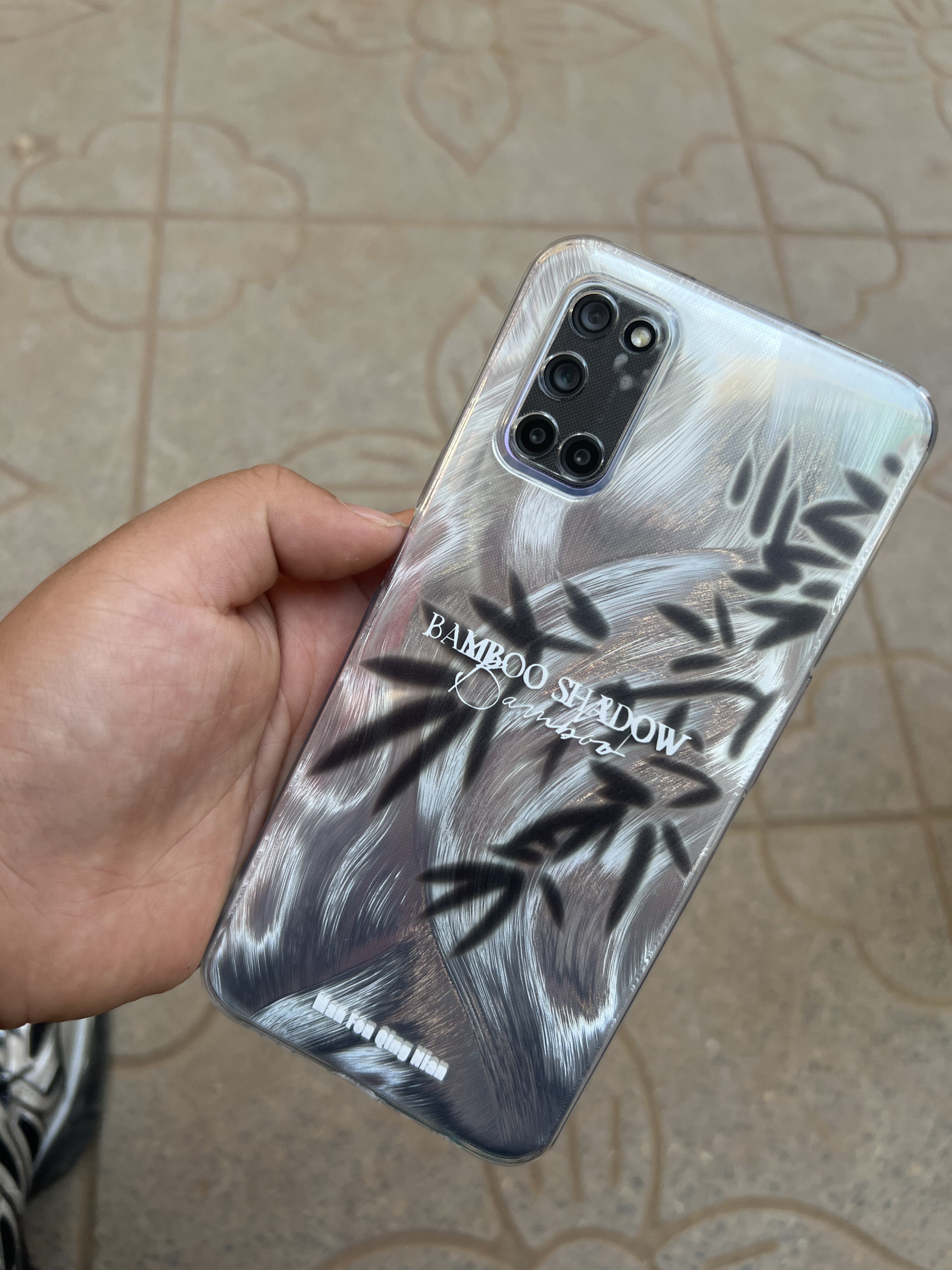 羽纱竹叶影子适用于oppo reno12pro/11/10手机壳reno9pro/8/7se女reno