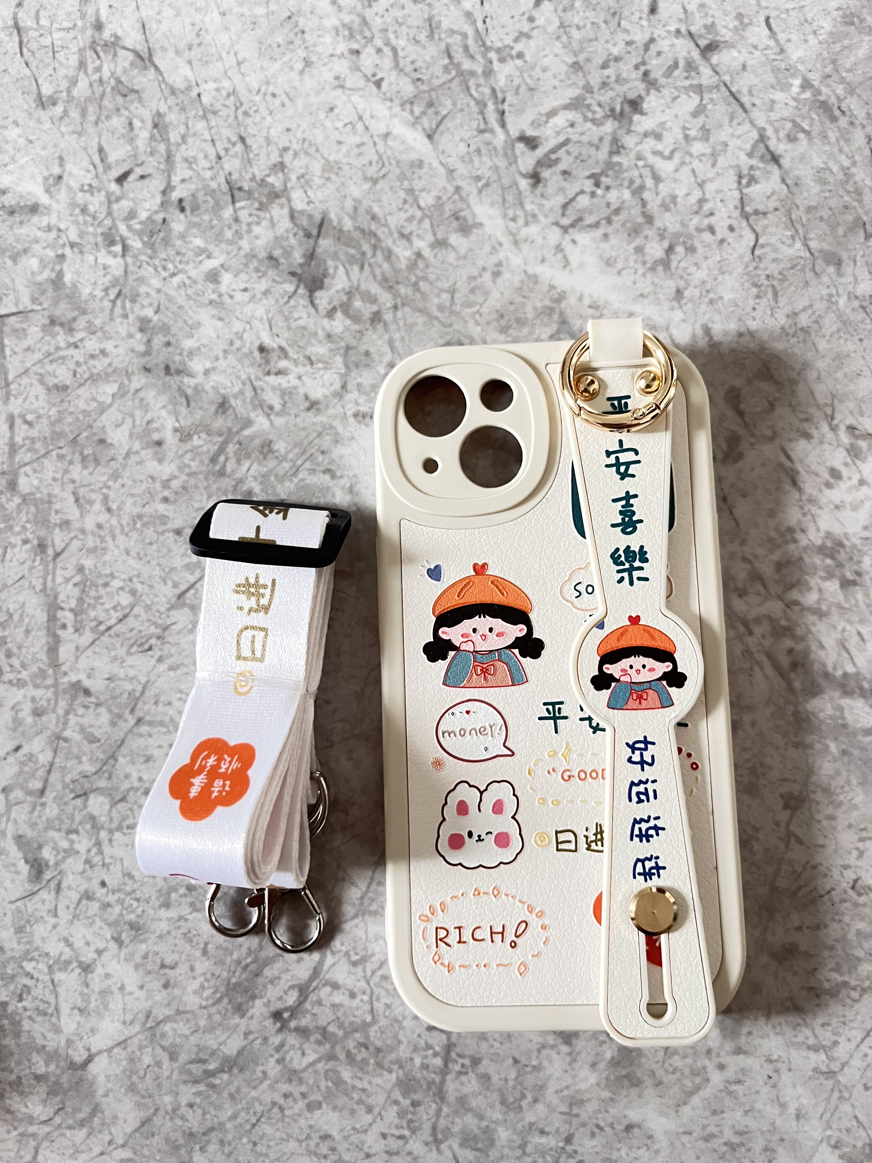 手机壳女15新款13防摔12斜挎挂绳11全包x适用8p平安xr喜乐7可背带plus