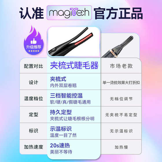Magitech 속눈썹 꾸미기 전기 속눈썹 컬러 난방 전기 코일러 오래 지속되는 설정 아티팩트 2418 Magitech 속눈썹 꾸미기 전기 속눈썹 컬러 난방 전기 코일러 오래 지속되는 설정 아티팩트 2418