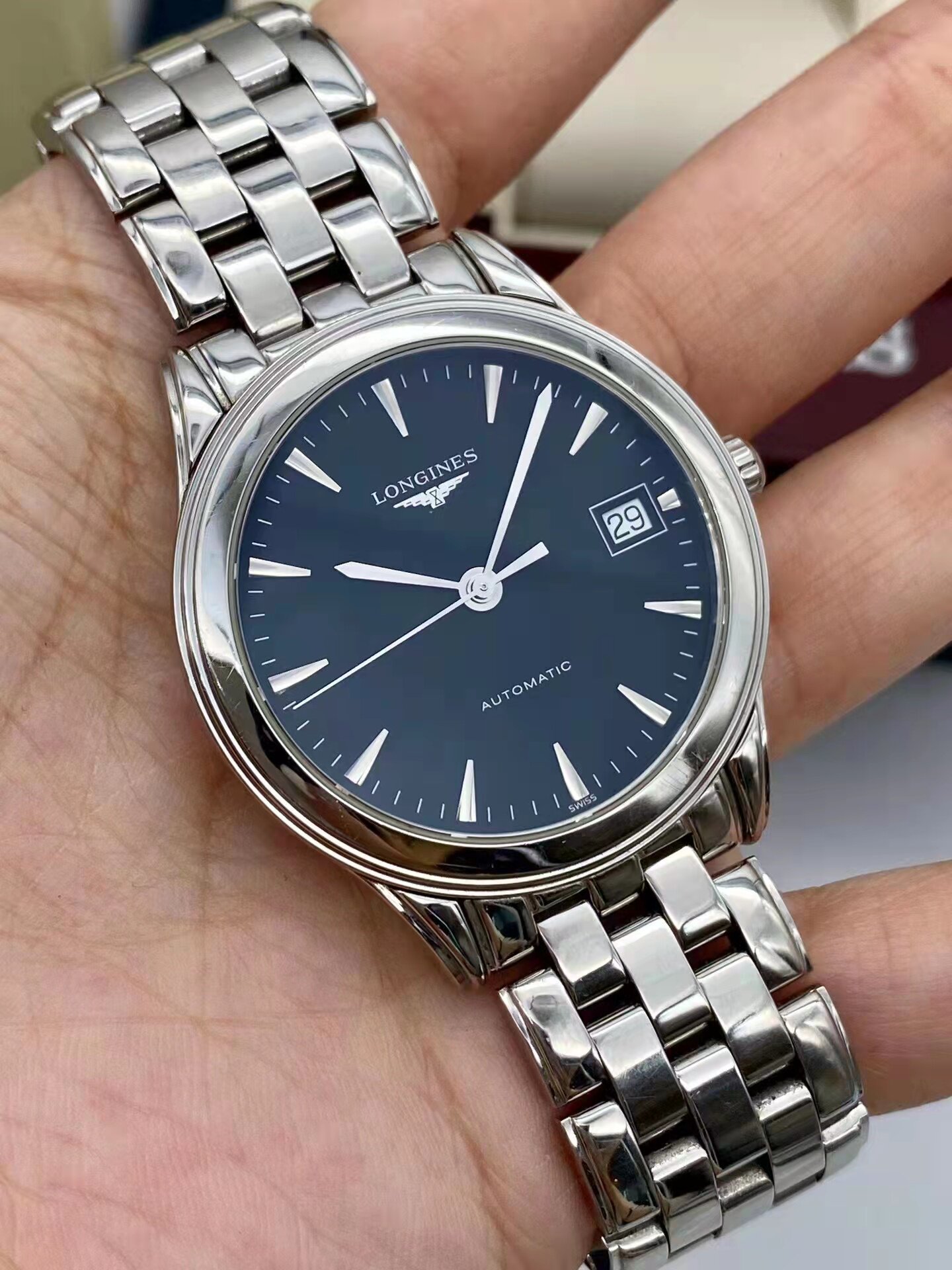 【资产处置】【nj005】浪琴军旗系列 男士机械腕表 - 资产处置 - 阿里