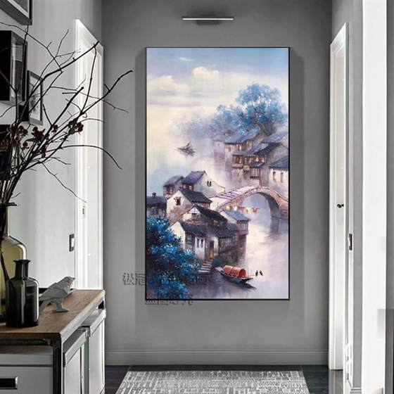Jiangnan 조경 그림 크로스 스티치 수직 버전 현관 사무실 연구 다이아몬드 그림 전체 다이아몬드 중국 잉크 그림 벽돌과 석재 그림 Jiangnan 조경 그림 크로스 스티치 수직 버전 현관 사무실 연구 다이아몬드 그림 전체 다이아몬드 중국 잉크 그림 벽돌과 석재 그림