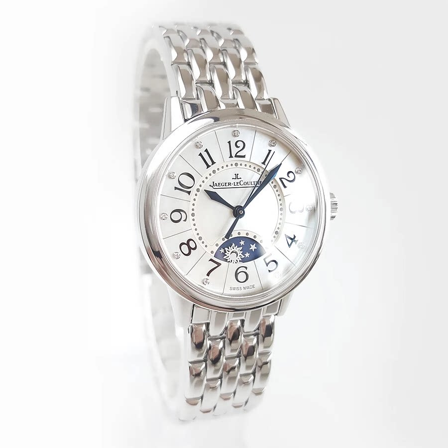 9.8新积家女表约会系列昼夜显示自动机械手表女士正品腕表3468190