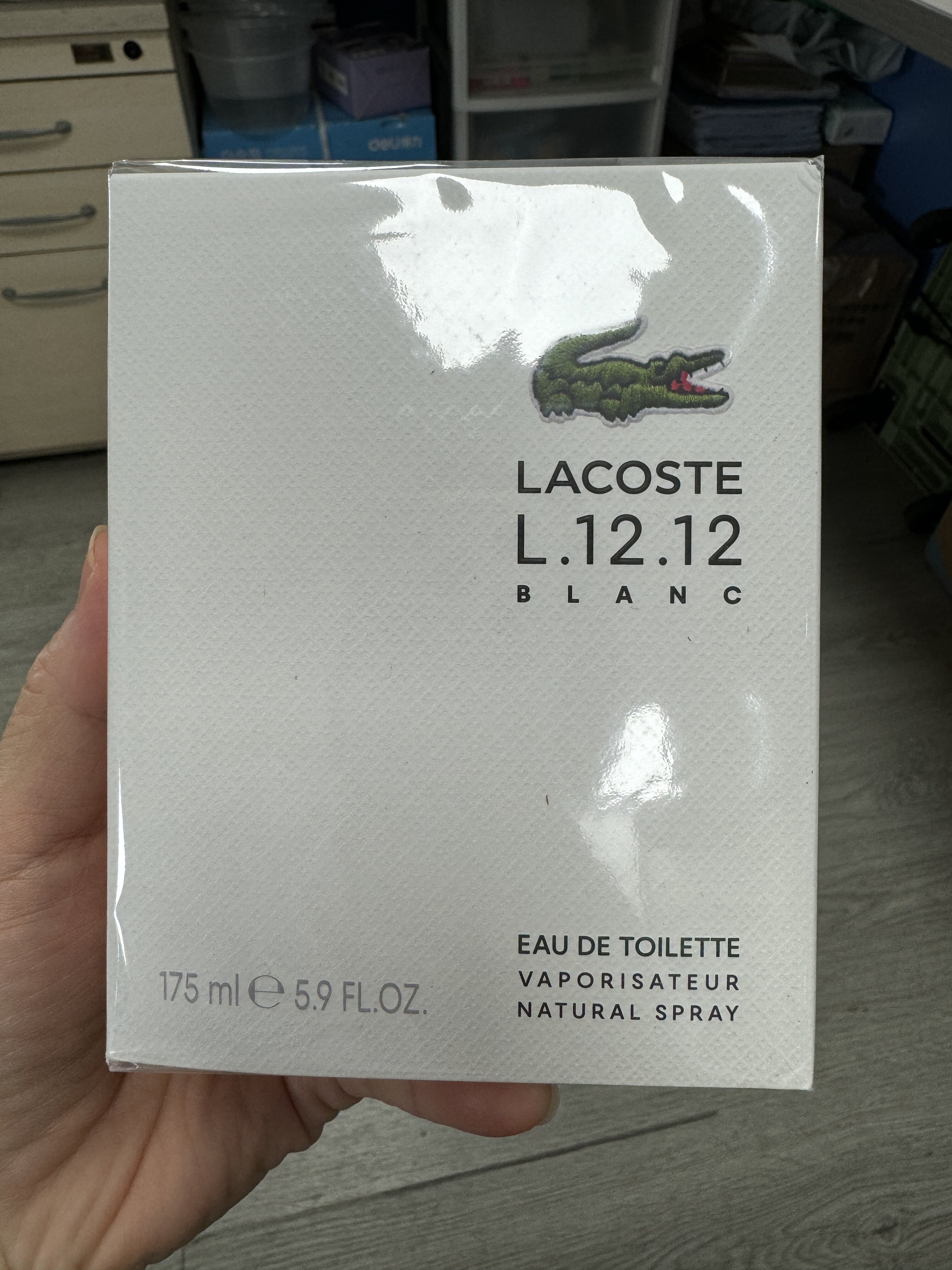 欧洲直邮lacoste拉科斯特鳄鱼l1212白色男士香水淡香edt175ml