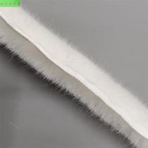 Mink fur edge genuine fur accessories black and white mink fur cheongsam Tang suit lace piping mink tail fur