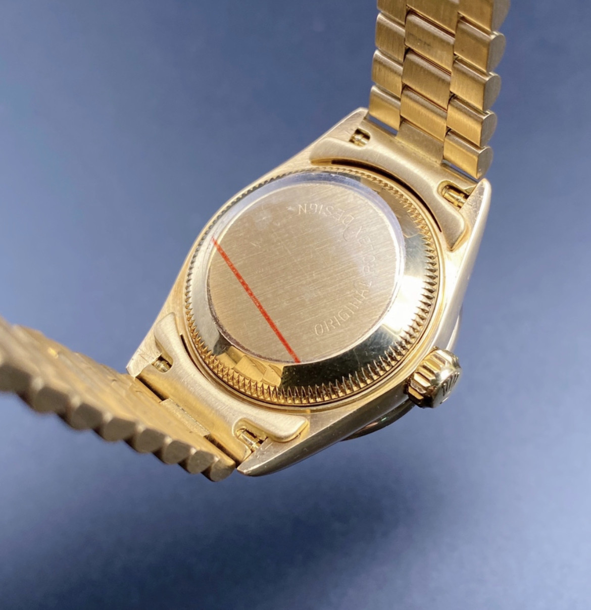 劳力士金表日志型18k黄金自动机械女表腕表69178后镶钻正品95新